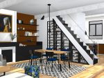 Bordeaux ✦ 2020 ✦ Rénovation complète d'un appartement avec cave-à-vin sur mesure