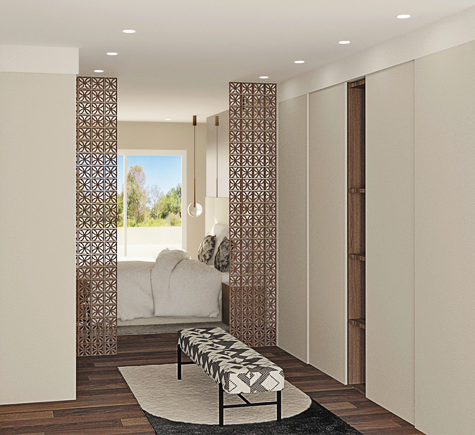 Aménagement sur-mesure d'une villa haut de gamme - suite parentale