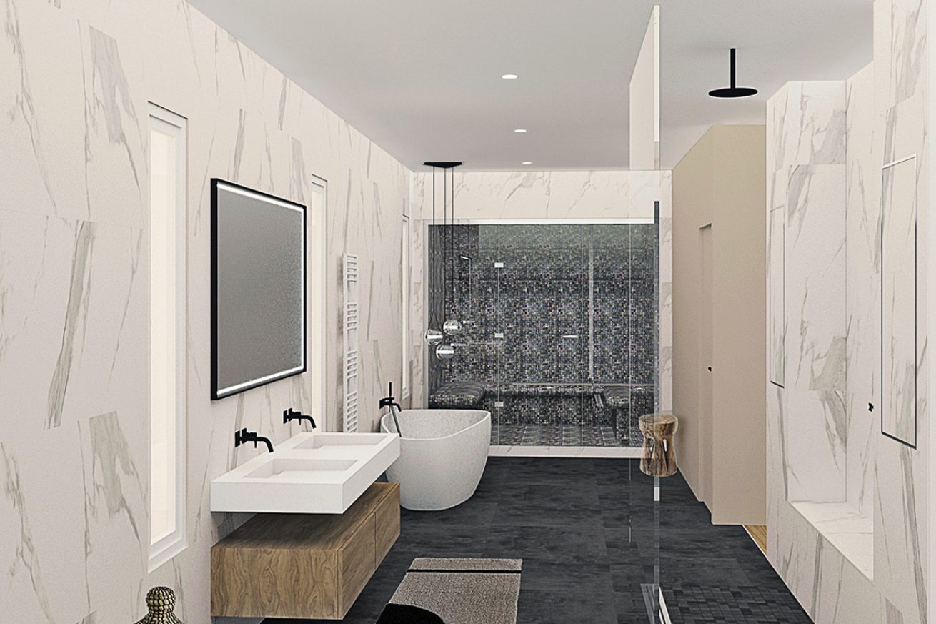 Aménagement sur-mesure d'une villa haut de gamme - SDB suite parentale