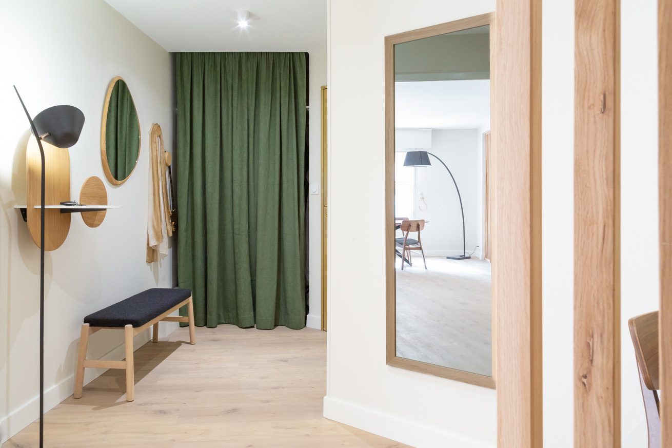 Rénovation complète d'un appartement à Bordeaux, quartier Saint Seurin - entrée