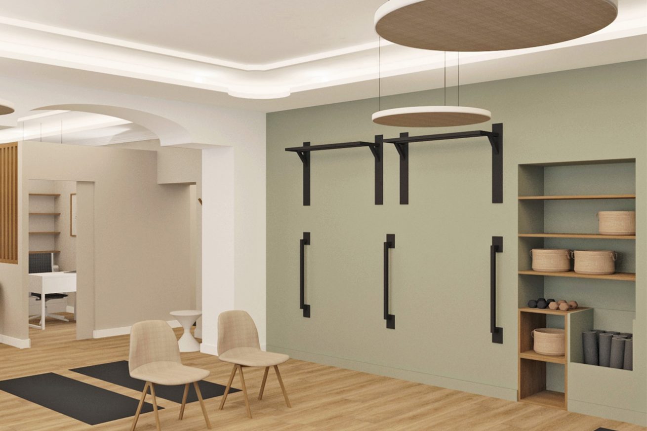 Rénovation et aménagement optimisé d'un cabinet de kinésithérapie au coeur des Chartrons - gymnase