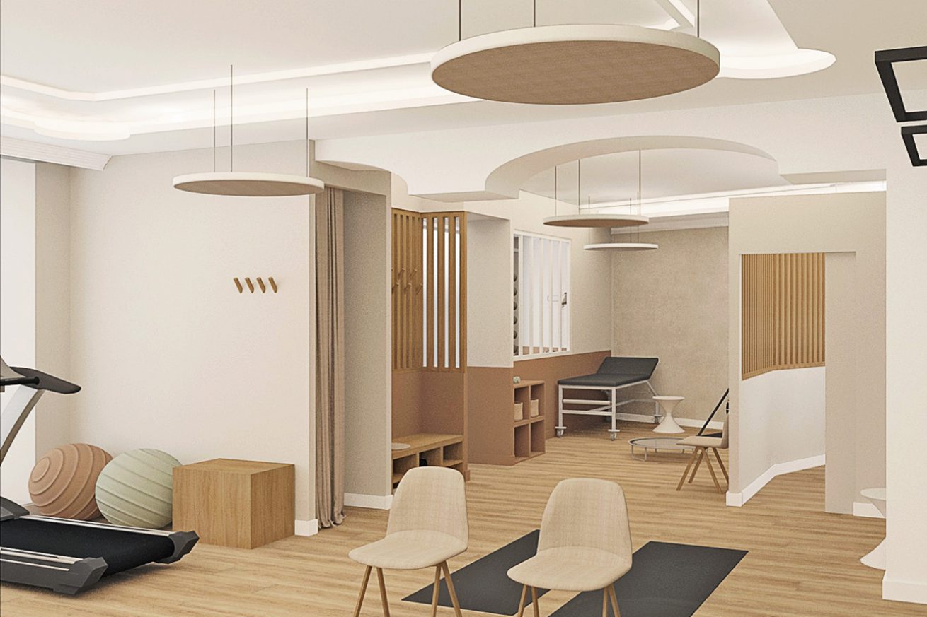 Rénovation et aménagement optimisé d'un cabinet de kinésithérapie au coeur des Chartrons - gymnase