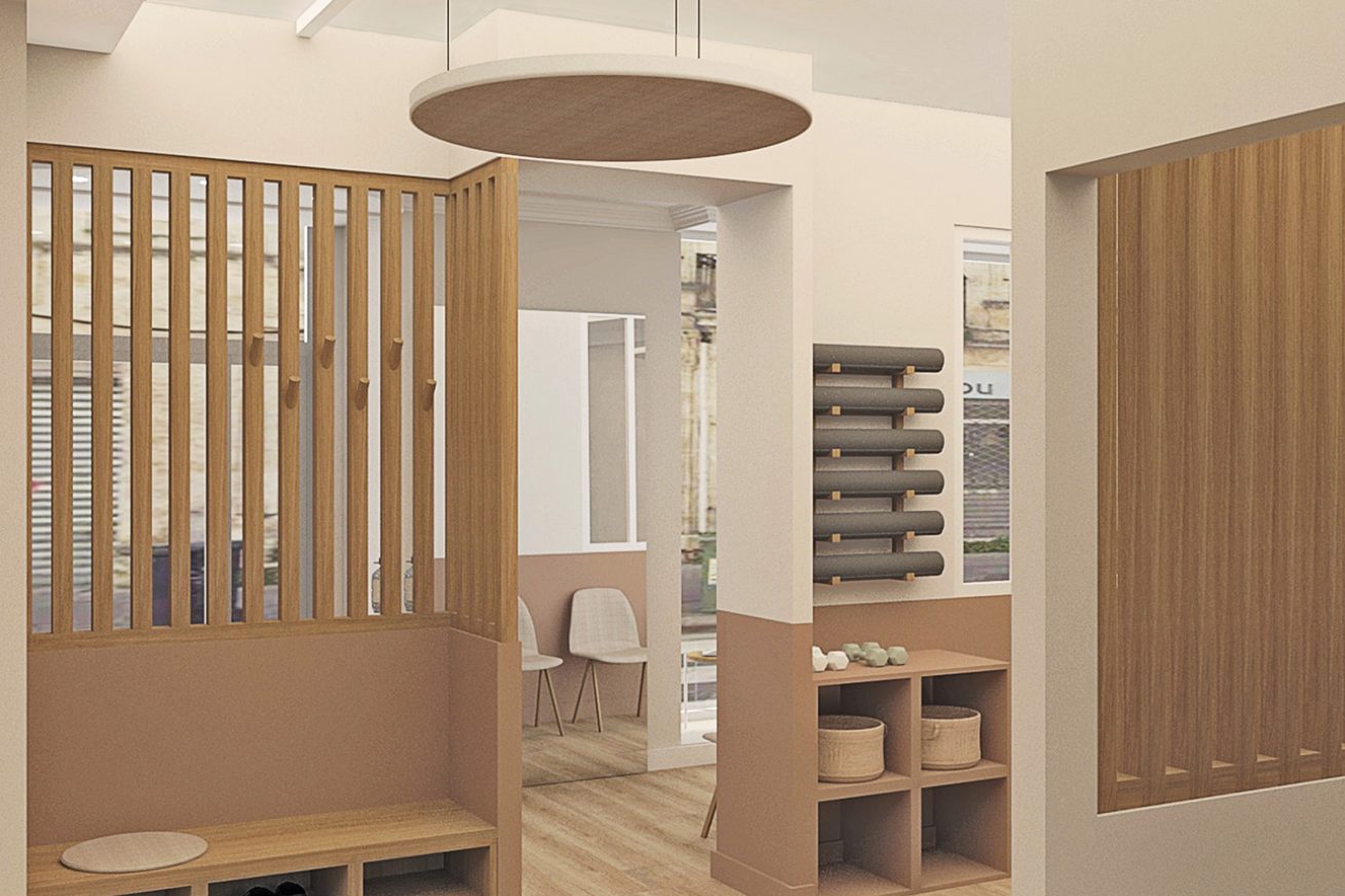 Rénovation et aménagement optimisé d'un cabinet de kinésithérapie au coeur des Chartrons - gymnase