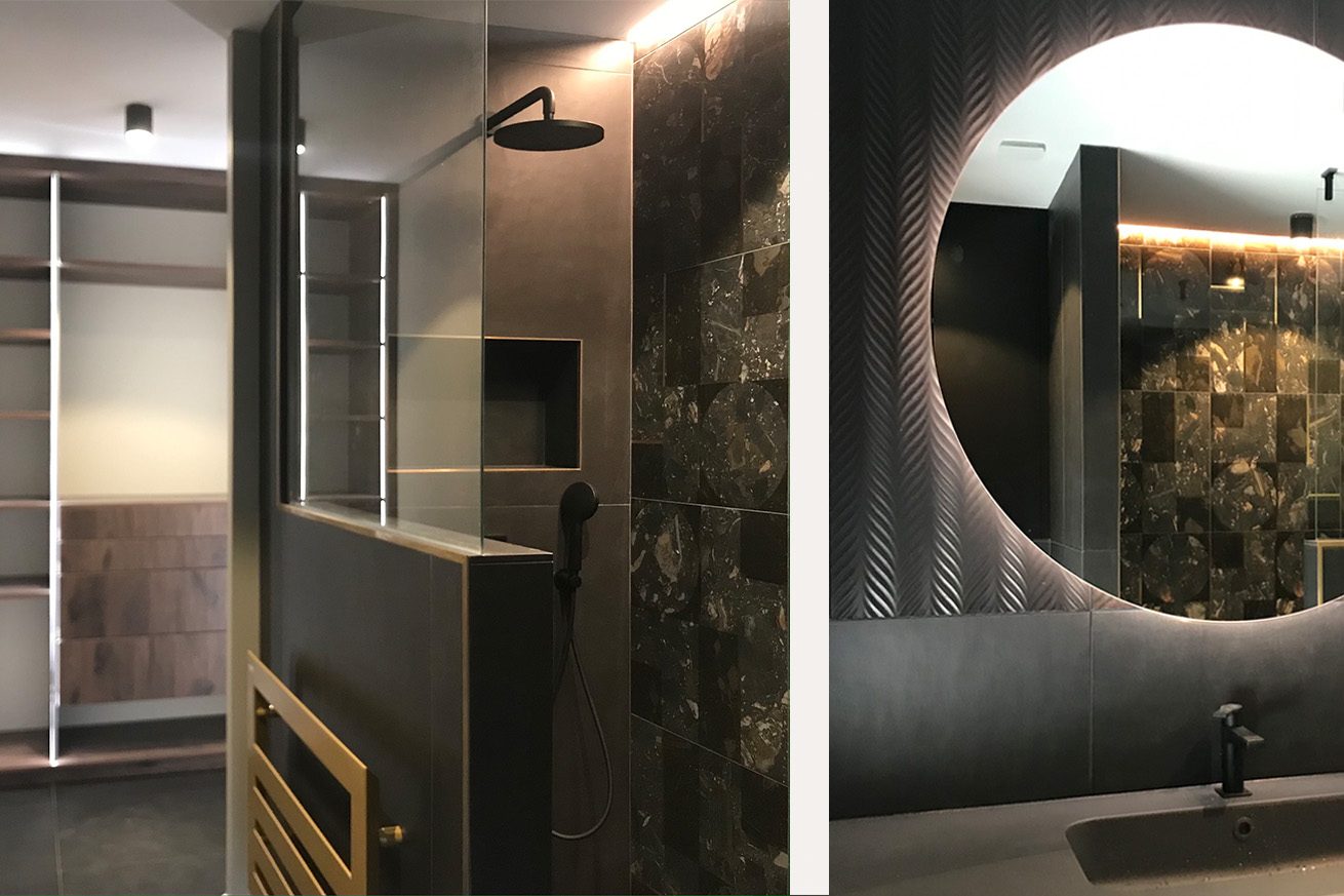 Rénovation complète d'une villa haute de gamme à Pessac - détail SDE