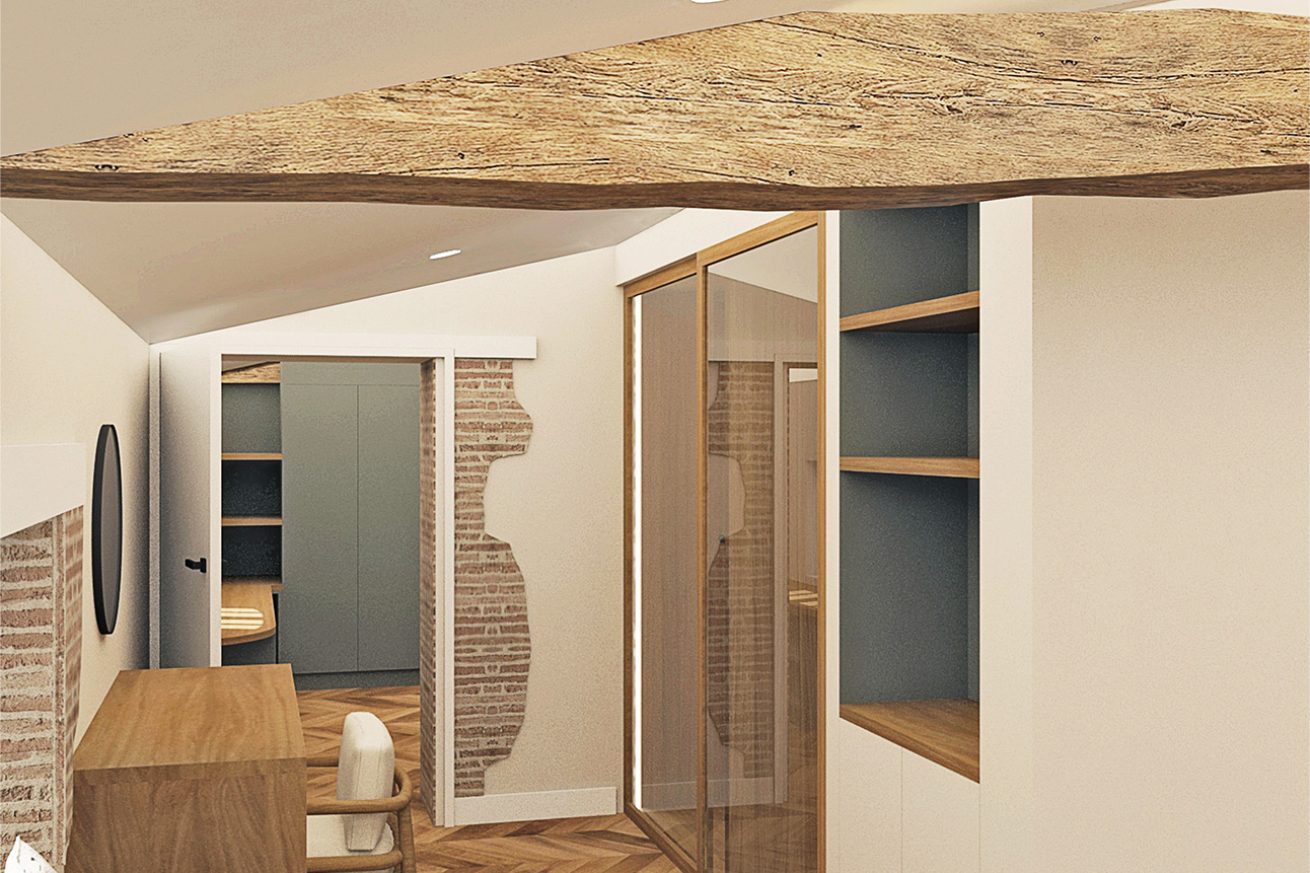 Transformation de combles en suite parentale sur-mesure haut de gamme